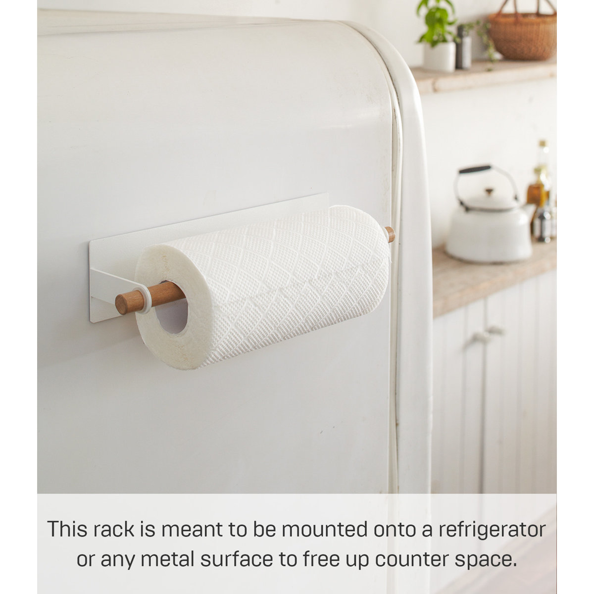 RIN Kitchen Paper Towel Holder Black Yamazaki | Design Is This